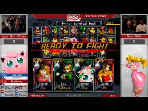 CFL Smackdown 164 Melee - Hbox + Crunch vs Sigh + Drew - Doubles
