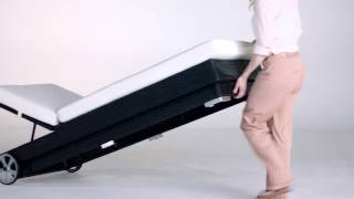 OUTFLEXX Gartenlounge, creme/weiß, schwarz, Polyrattan, für 6 Personen, inkl. Loungetisch, wasserfeste Kissenbox