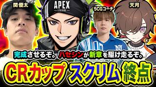 【APEXカスタム】完成させるぞ。ハセシンが新章を駆け走る。CRカップ公式スクリムDAY３(最終日) with 関優太, 天月, 5CG(コーチ)【ZETAハセシン】Apex Legends