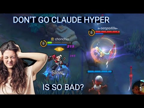 MUST WATCH THIS WORST HERO HYPER CLAUDE | DON'T GO CLAUDE HYPER !