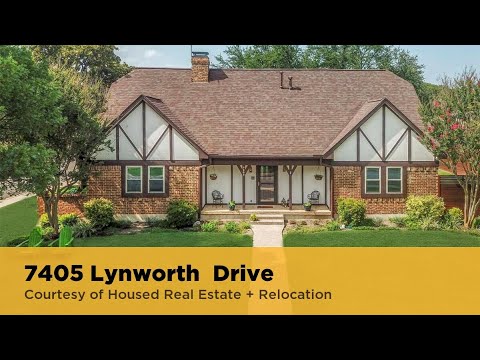 Housed Real Estate | 7405 Lynworth Drive Dallas, TX 75248 | Dallas Real Estate