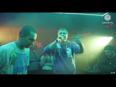 Dreistil RAP BATTLE - Freestyle HALBFINALE 23.02.17 mit DIRTY SANCHEZ uvm.
