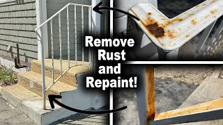 How to Prep and Paint Rusty Metal Railings