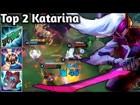 Wild Rift - Top 2 Katarina | ARCHNOTAS | VS Ahri Mid Lane Gameplay