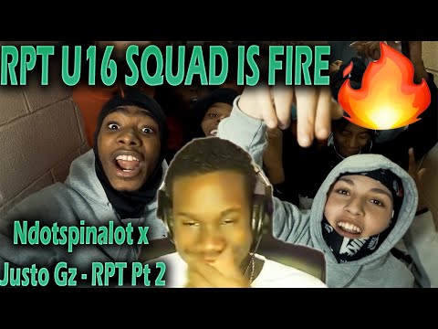 RPT U16 SQUAD IS FIRE 🔥 WaviJus Reacts To - Ndotspinalot x Justo Gz - RPT Pt 2