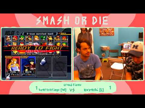SMASH OR DIE 5 - kuyashi (Marth) vs. heartstrings (Sheik) Smash Melee Grand Finals
