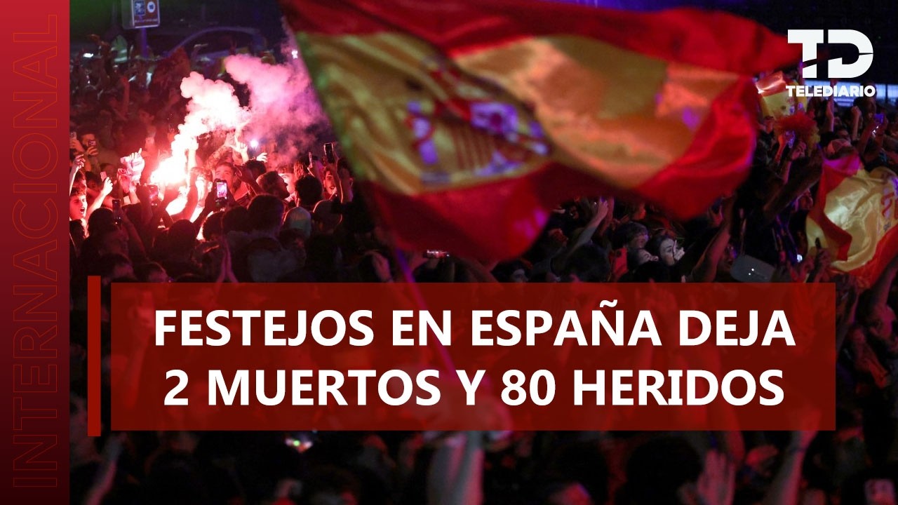Dos muertos y 80 lesionados durante los festejos por el campeonato mundial de España