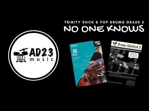 NO ONE KNOWS | Trinity Rock & Pop Drums Grade 5