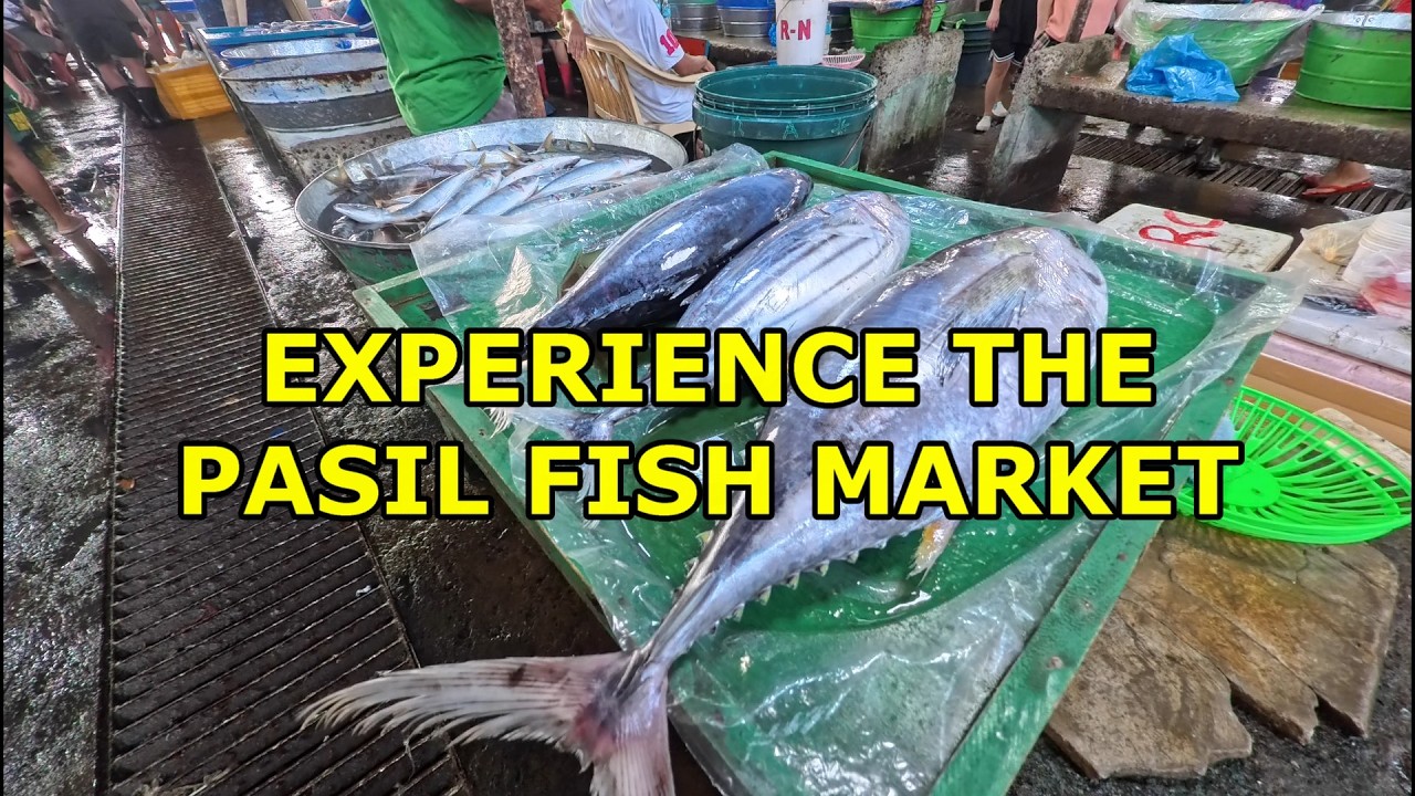 Embark on a walking tour through Pasil Fish Market.