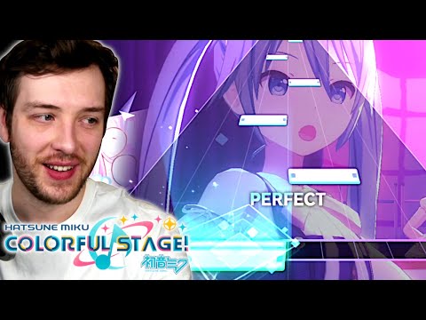 Connor Tries To Play A Rhythm Game... (Hatsune Miku: Colorful Stage!)