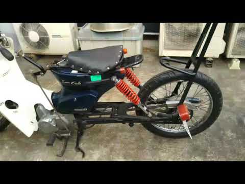 🔷Honda 亀Cub/Rat Cub_Rrサス交換_2020 1202