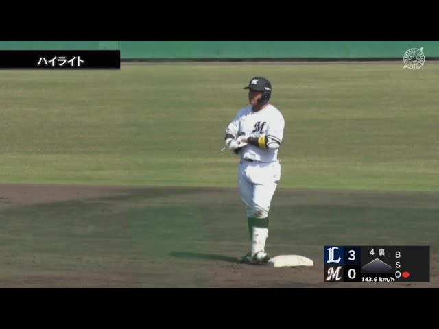 【ファーム】4月7日 千葉ロッテマリーンズ 対 埼玉西武ライオンズ ハイライト