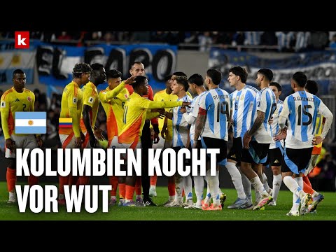 Kolumbien kocht vor Wut: Argentinien nutzt Verletzung zum Ausgleich | Argentinien - Kolumbien 1:1