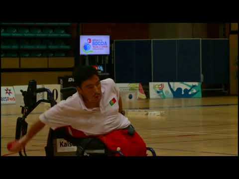 BC4 Pairs  GBR vs POR, 3rd end / 2018 Boccia World Open Povoa