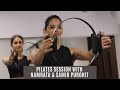Sneak Peek Into Manasa Varanasi And Manika Sheokhan S Pilates Session