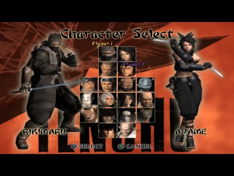 Tenchu: Wrath of Heaven All Characters [PS2]