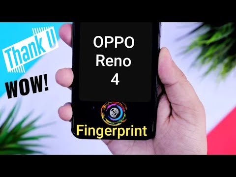 how to add and delete a Fingerprint in OPPO Reno 4