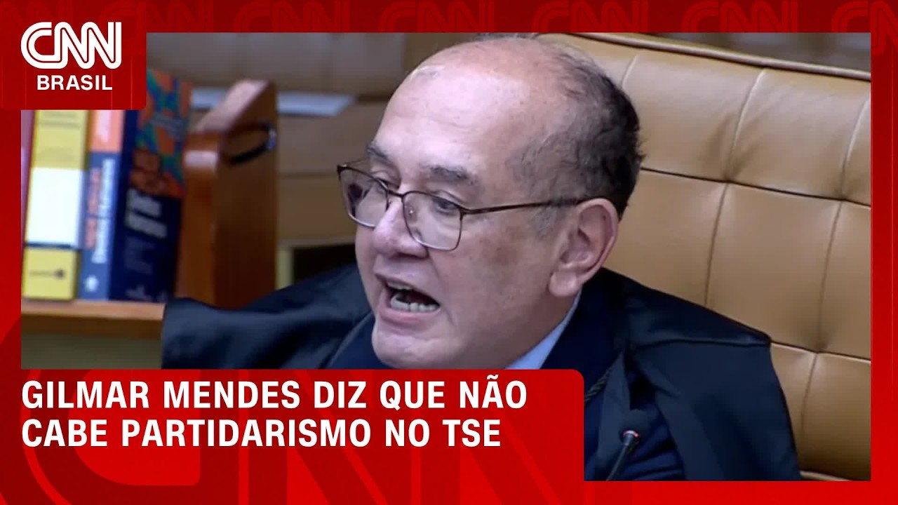 Quem age com partidarismo no TSE deve repensar permanência na Corte, diz Gilmar Mendes | CNN AGORA