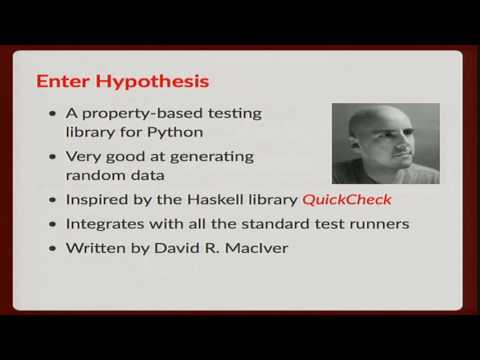 Pycon UK 2016: An Introduction to Property Based Testing