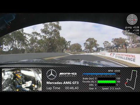 Mount Panorama lap record onboard - 1m56.6054s with Jules Gounon in a Mercedes-AMG GT3