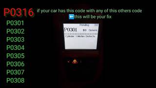 Meaning of OBD p0316