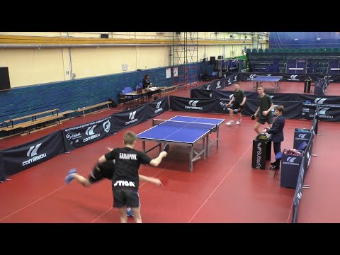 Никулин/Баланчук - Кондратьев/Федоров ЛЧ и Парный Чемпионат СПб по настольному теннису 2022 21.01