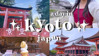 kyoto vlog | fushimi inari shrine, nishiki market, kiyomizu dera ⛩️ | japan