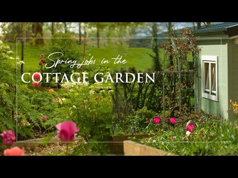 Spring Cottage Garden | Spring Garden Prep | Slow Living Ireland | Cottage Garden Tour