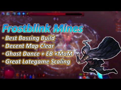 The BEST Bossing Build - Frostblink Mines Trickster League Start Guide [Path Of Exile 3.26]