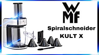 WMF KULT X Spiralschneider | Gemüsespaghettis/Zoodles leicht gemacht | 4K Ultra HD | „DaLaMo“