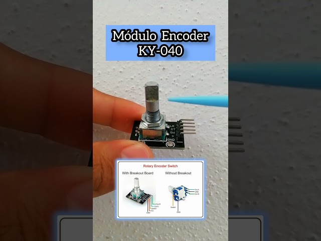 Vídeo relacionado con 6 unidades KY-040 Rotary Encoder Módulo,Módulo de codificador rotativo de 360 grados,Potenciómetro digital de salida de impulsos electrónicos para electrónica automotriz audio multimedia.