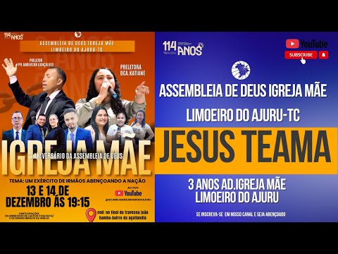 Transmissão ao vivo de assembleia de Deus igreja mãe Limoeiro do ajuru
