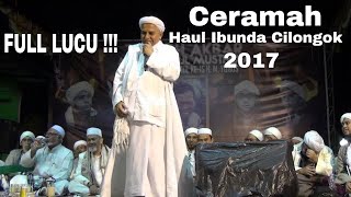 Download lagu PENGAJIAN FULL LUCU BERISI !!! HABIB MUHAMMAD BIN HUSEIN ALAYDRUS - HAUL IBUNDA CILONGOK 2017 mp3