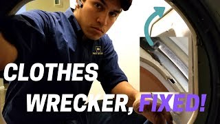 DIY Dryer Repair: GE Front Drum Support Replacement