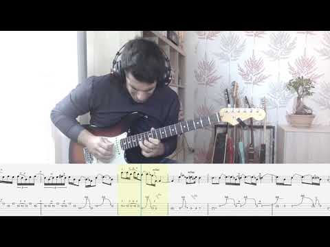 Micheal Jackson: Beat It - Guitar Solo with Tabs (Standard Tuning)