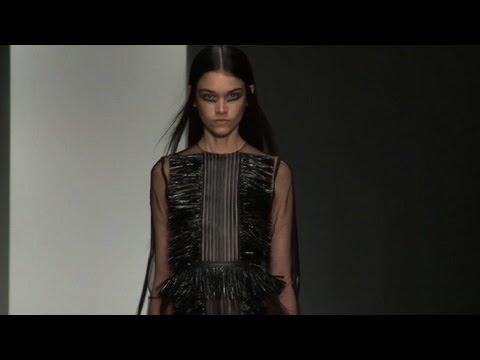 Marios Schwab Spring Summer Collection 2013 in London (ITW)