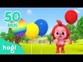 Learn Colors with Balloon and more! | Colors & Songs for Kids | Pinkfong Hogi