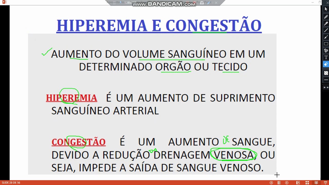 Sala de Estudo #1 Patologia | Hiperemia e Congestão