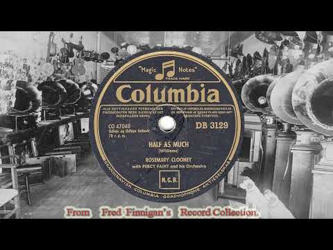 Rosemary Clooney - Half As Much(1952)