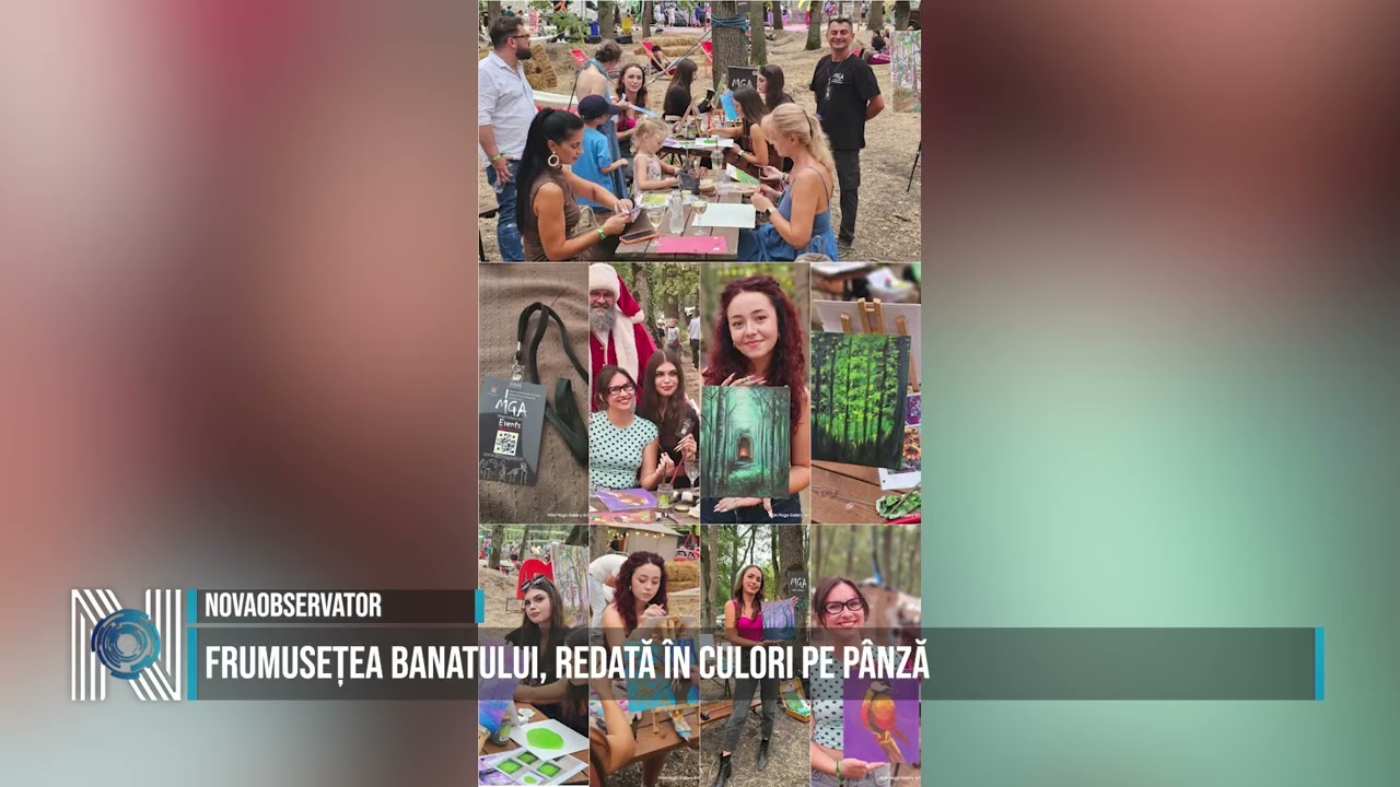 Frumusețea Banatului, redată în culori pe pânză