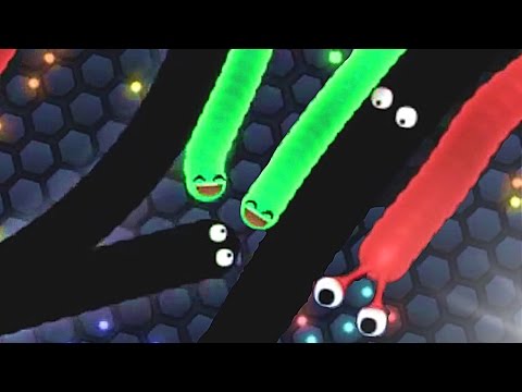 Slither.io Invisible NINJA Biggest Snake Trolling Noob Snakes - Trapping Every Snake In The Game!