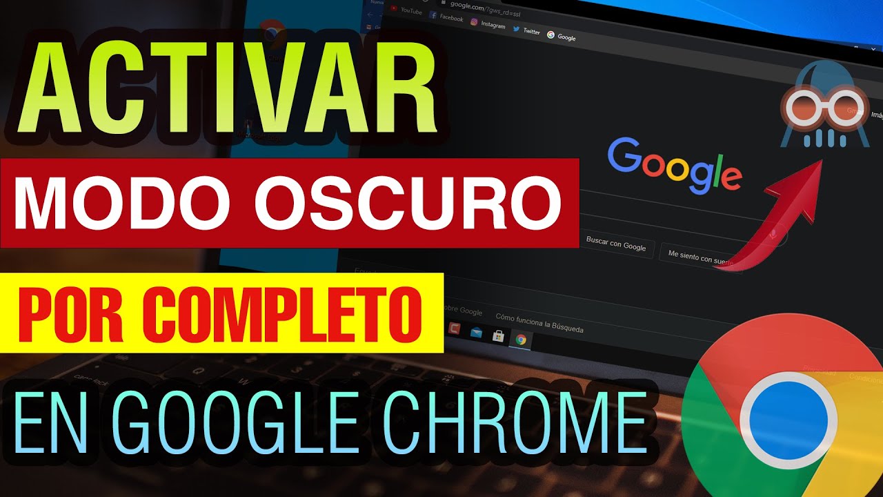 ¿Cómo obtengo un tema negro en Chrome?