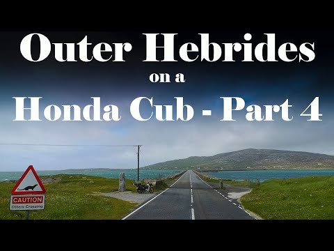 Honda C90 Adventure in the Outer Hebrides – Berneray to Eriskay.