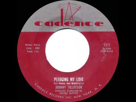1960 Johnny Tillotson - Pledging My Love