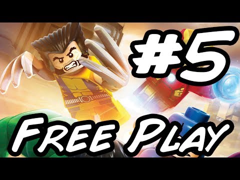 LEGO Marvel Superheroes - Part 5 - Free Play Mode - Xbox One HD Gameplay Walkthrough