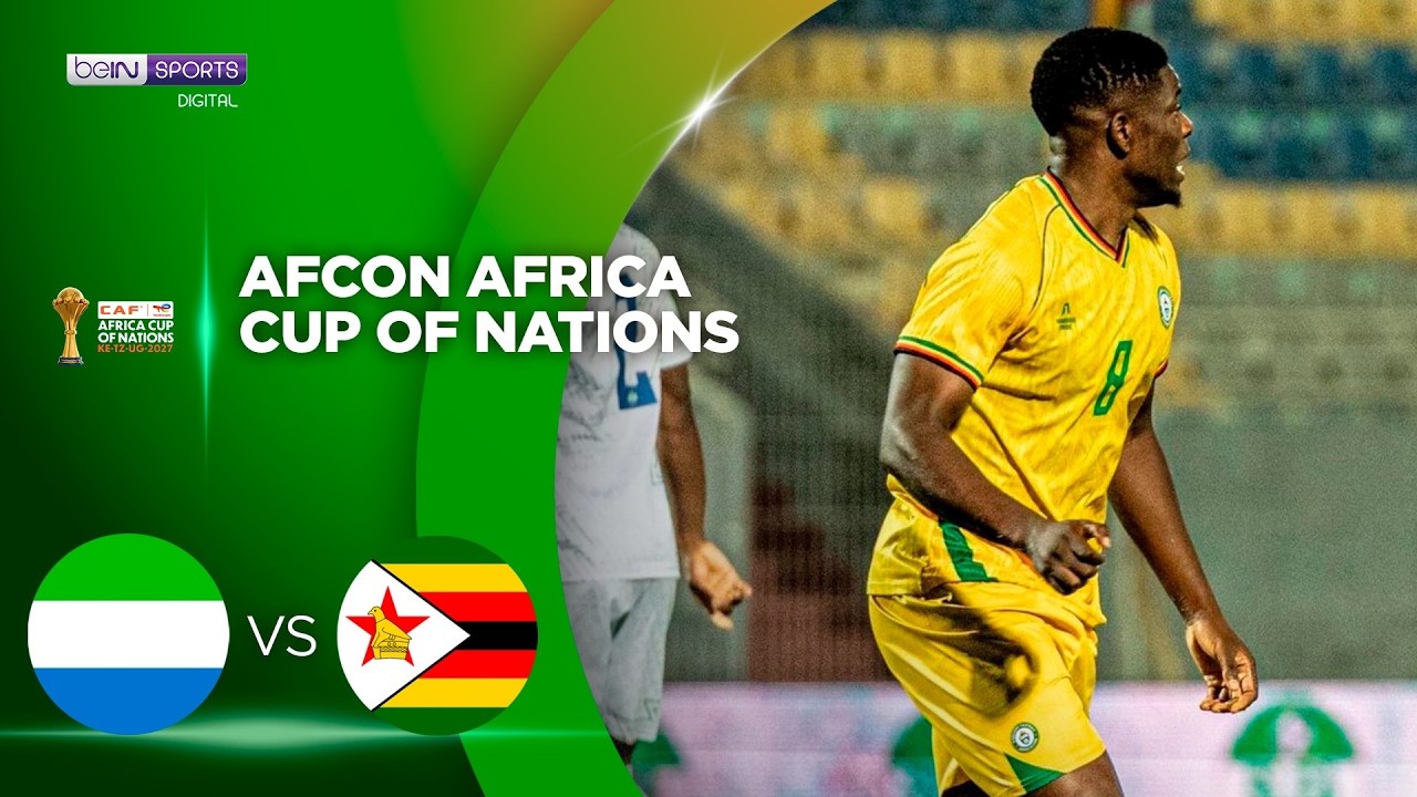 Sierra Leone vs Zimbabwe | HIGHLIGHTS 2027 AFCON Qualifiers | 09/24/2026 | beIN SPORTS USA