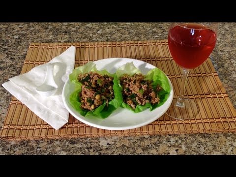 Asian Lettuce Wraps-How To Make Chicken Turkey Lettuce Wraps-American Comfort Food
