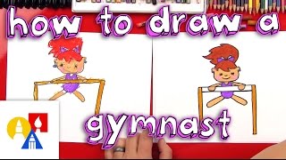 How To Draw A Cartoon Gymnast