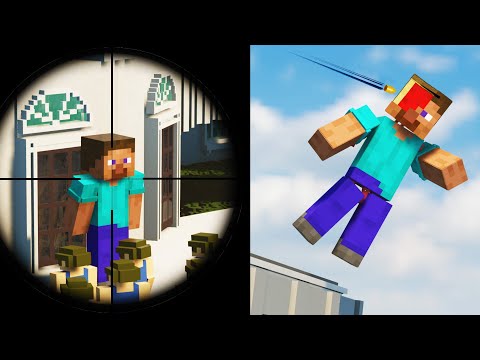 Can Steve Survive? / Upgrading Steve's Armor Until He Survives! 😱