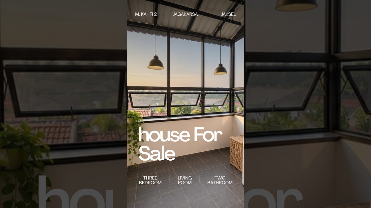 Rumah Estetik Full Furnished View Danau Jagakarsa Jakarta Selatan